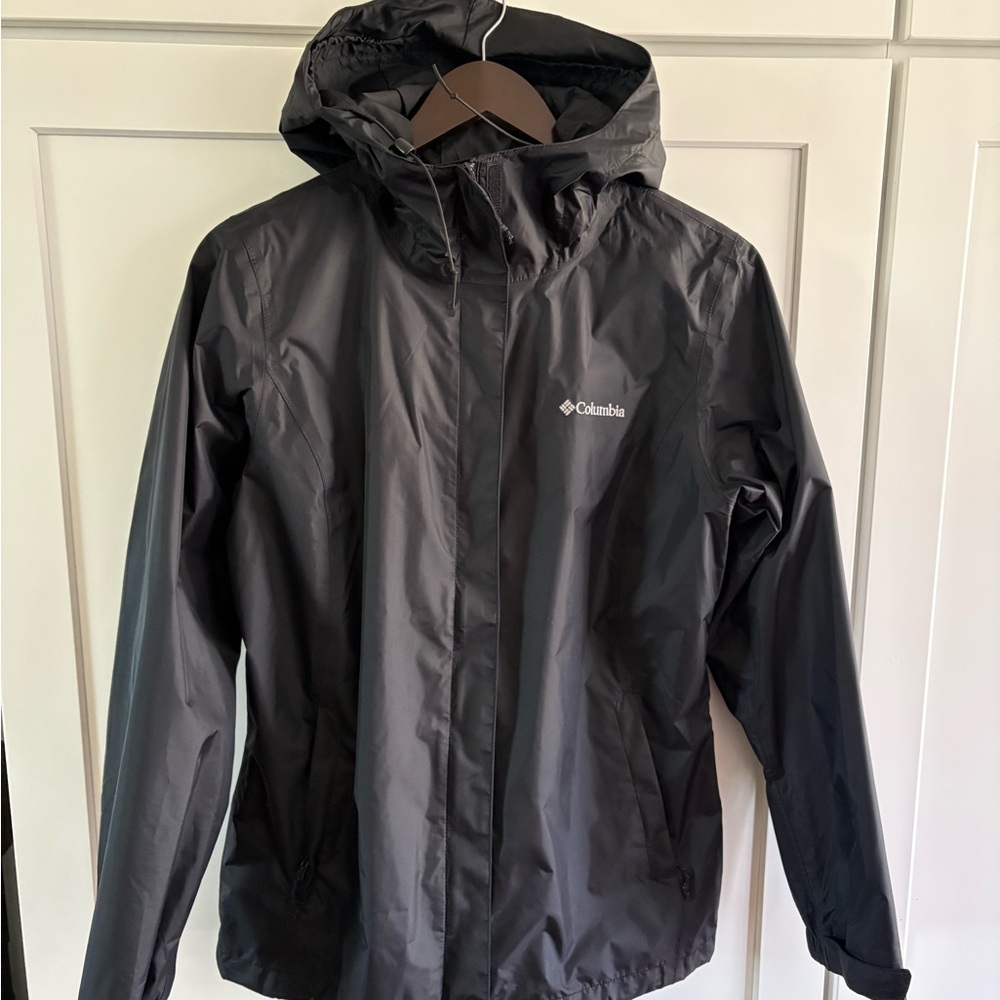 Columbia Black Hooded Jacket